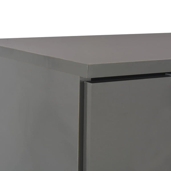Graues Sideboard Cadria 71x35x80cm (Spanplatte)