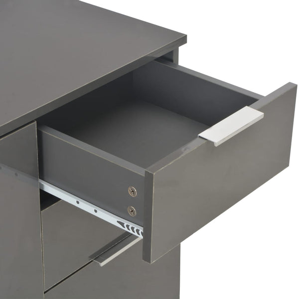 Graues Sideboard Cadria 71x35x80cm (Spanplatte)