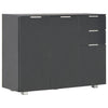 Schwarze Kommode Persinaru 107x35x80,5cm