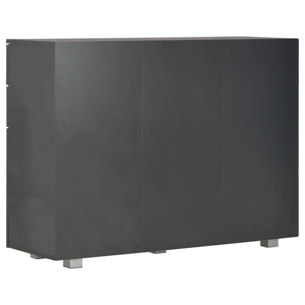 Schwarze Kommode Persinaru 107x35x80,5cm