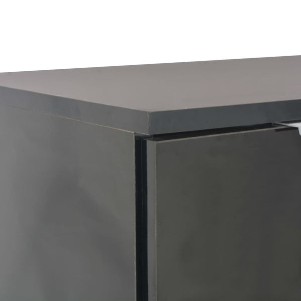 Schwarze Kommode Persinaru 107x35x80,5cm