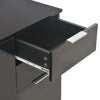 Schwarze Kommode Persinaru 107x35x80,5cm