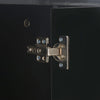 Schwarze Kommode Persinaru 107x35x80,5cm
