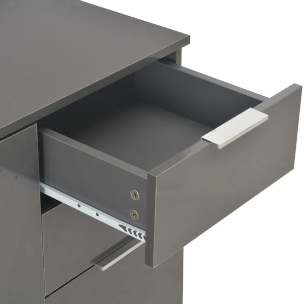 Graue Kommode Persinaru 107x35x80,5cm