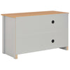 Harmaa tv-taso Carolin 95x39x58cm
