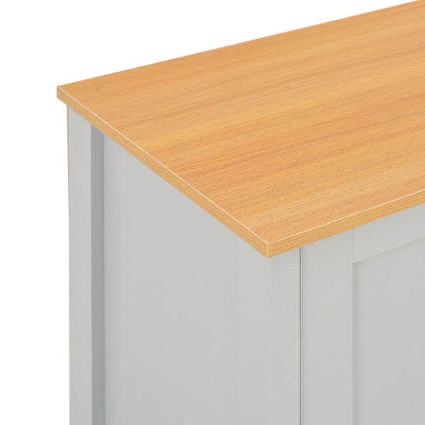 Graues TV-Möbel Carolin 120x39x58cm