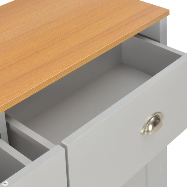 Graues Sideboard Tomita 112x35x81cm