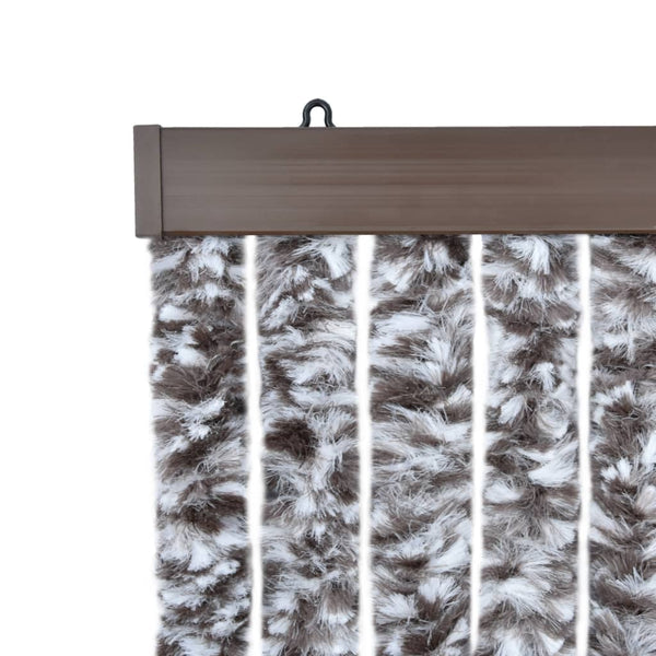 Ruskea ja beige hyönteisverho Septilici 56x185cm (chenille)