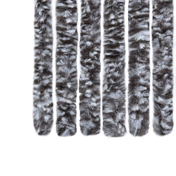 Ruskea ja beige hyönteisverho Septilici 56x185cm (chenille)