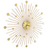 Raghfan 70cm metallinen kultainen seinäkello