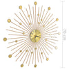 Raghfan 70cm metallinen kultainen seinäkello