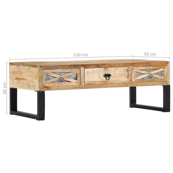 Sohvapöytä Ferncz 110x50x38cm (mangopuu)