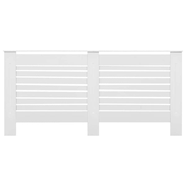 Weißer Heizkörperverkleidung Oroian 172x19x81,5cm (MDF)