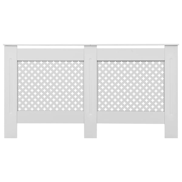 Valkoinen lämpöpatterin suoja Constantuin 152x19x81,5cm (mdf)