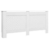 Valkoinen lämpöpatterin suoja Constantuin 172x19x81,5cm (mdf)