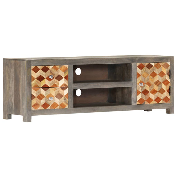Harmaa tv-taso Mirce 120x30x40cm (mangopuu)