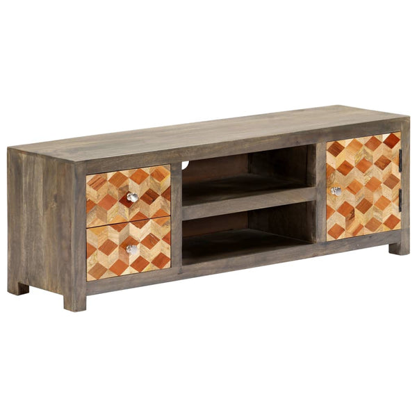 Harmaa tv-taso Mirce 120x30x40cm (mangopuu)