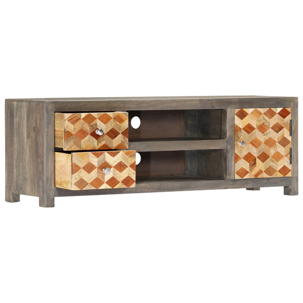 Harmaa tv-taso Mirce 120x30x40cm (mangopuu)