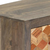 Harmaa tv-taso Mirce 120x30x40cm (mangopuu)