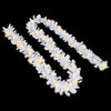 Weiße Weihnachtsgirlande mit LED-Beleuchtung Gerocs 10 m