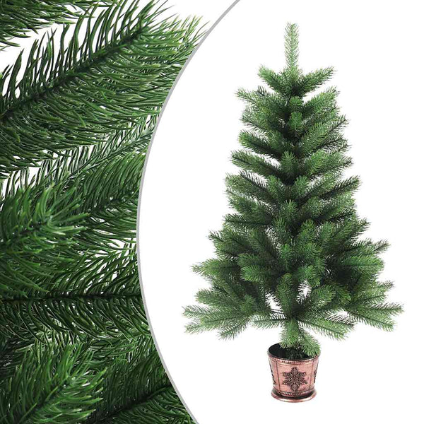 Künstlicher grüner Weihnachtsbaum, naturgetreue Nadeln, Rodrique 90cm