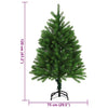 Grüner künstlicher Weihnachtsbaum naturgetreue Nadeln Rodrique 120cm