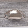 Grauer Beistelltisch Sofioara 40x40x40cm (Kaiserbaumholz)