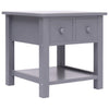Grauer Beistelltisch Micea 40x40x40cm (Kaiserbaum)