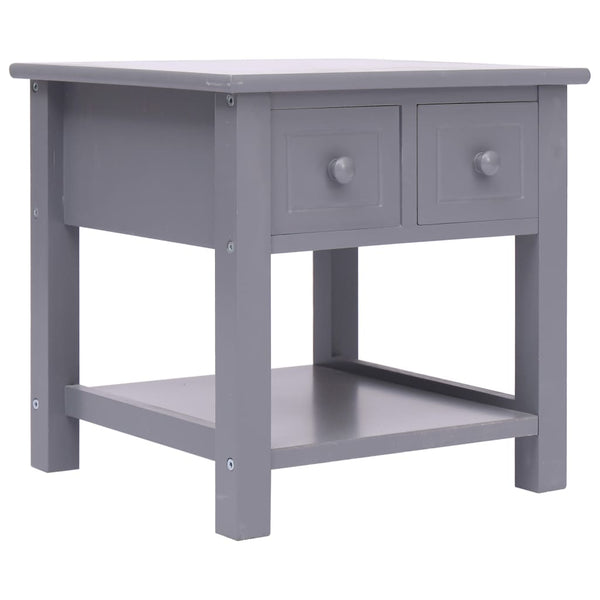 Grauer Beistelltisch Micea 40x40x40cm (Kaiserbaum)