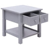 Grauer Beistelltisch Micea 40x40x40cm (Kaiserbaum)