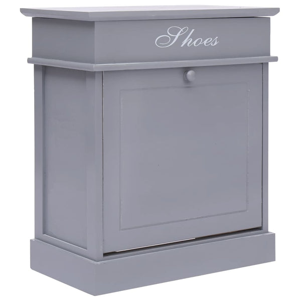 Grauer Schuhschrank Varvara 50x28x58cm (Kaiserbaum)