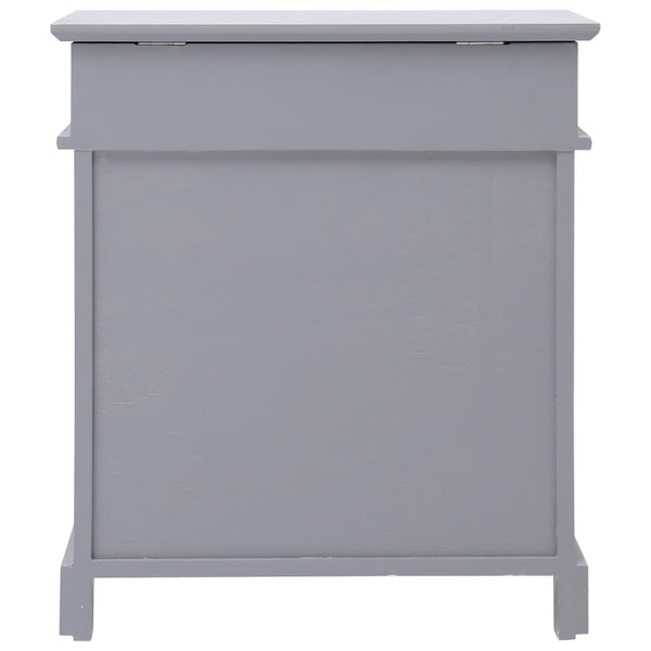 Grauer Schuhschrank Varvara 50x28x58cm (Kaiserbaum)