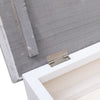 Grauer Schuhschrank Edw 50x28x98cm (Kaiserbaum)