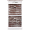 Brauner Schuhschrank Edw 50x28x98cm (Kaiserbaum)
