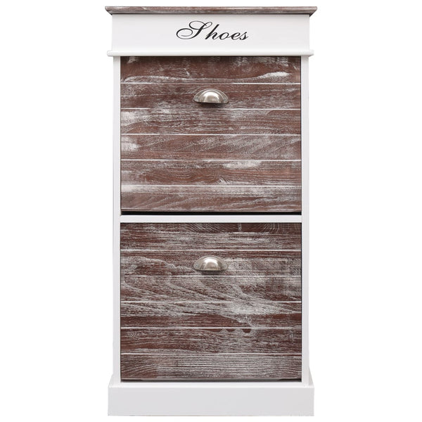 Brauner Schuhschrank Edw 50x28x98cm (Kaiserbaum)