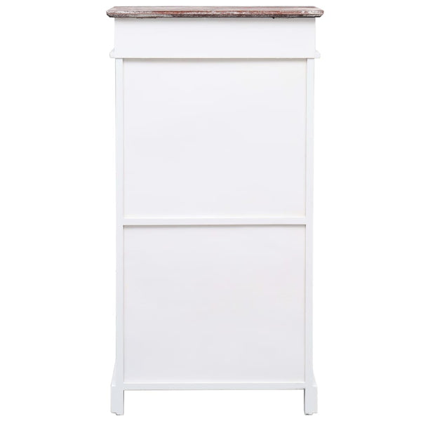 Brauner Schuhschrank Edw 50x28x98cm (Kaiserbaum)