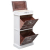Brauner Schuhschrank Edw 50x28x98cm (Kaiserbaum)