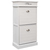 Weißer Schuhschrank Edw 50x28x98cm (Kaiserbaum)
