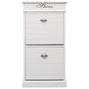 Weißer Schuhschrank Edw 50x28x98cm (Kaiserbaum)