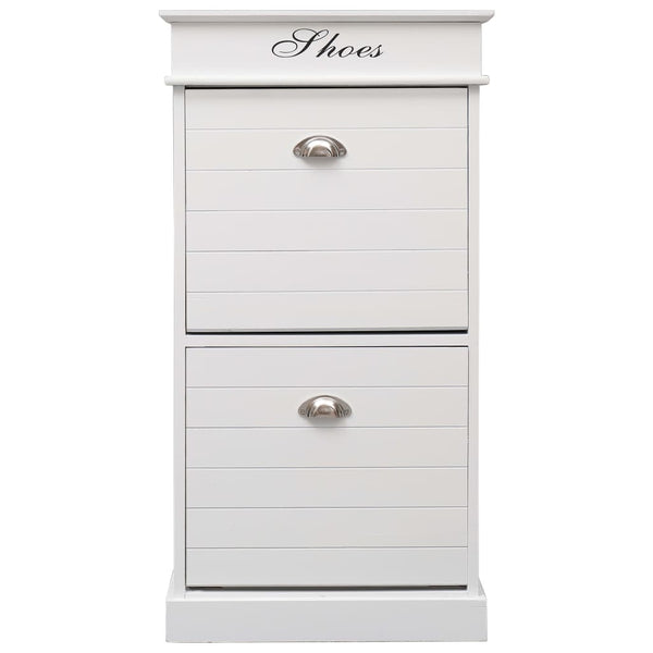 Weißer Schuhschrank Edw 50x28x98cm (Kaiserbaum)