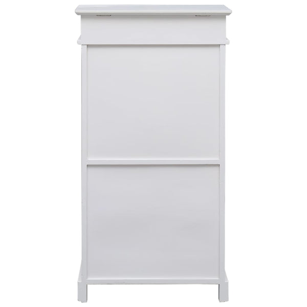 Weißer Schuhschrank Edw 50x28x98cm (Kaiserbaum)