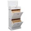 Weißer Schuhschrank Edw 50x28x98cm (Kaiserbaum)