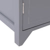 Grauer Badezimmerschrank Jeannie 46x24x116cm (Kaiserbaumholz)