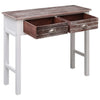 Brauner Beistelltisch Issaiia 90x30x77cm (Holz)