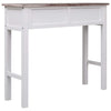 Brauner Beistelltisch Issaiia 90x30x77cm (Holz)