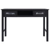 Schwarzer Beistelltisch Maxinel 110x45x76 cm (Holz)