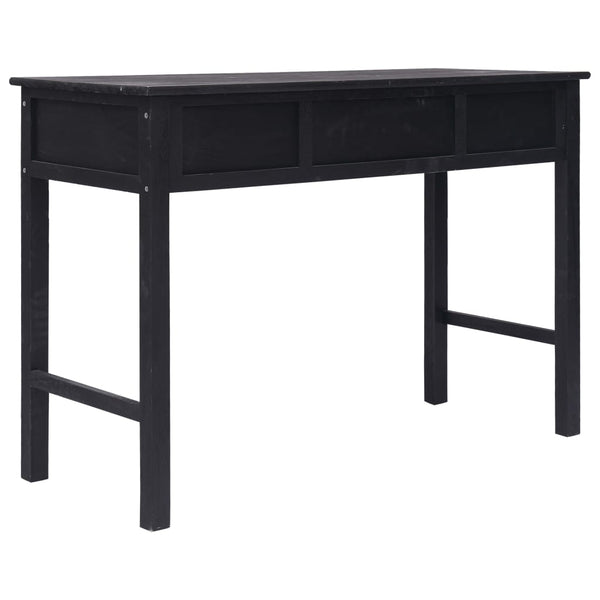 Schwarzer Beistelltisch Maxinel 110x45x76 cm (Holz)