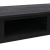Schwarzer Beistelltisch Maxinel 110x45x76 cm (Holz)