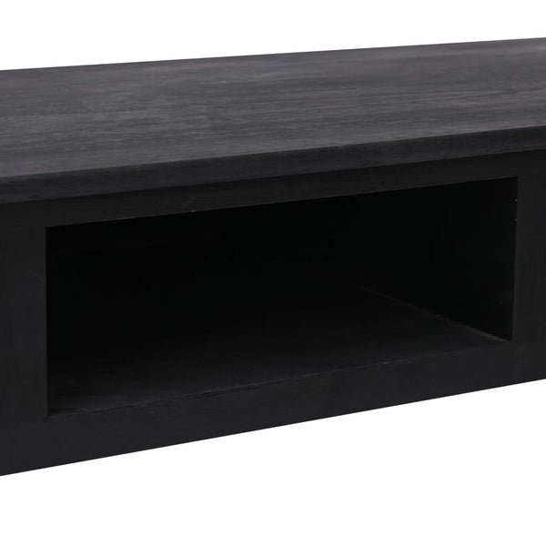 Schwarzer Beistelltisch Maxinel 110x45x76 cm (Holz)