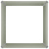 Anthrazitfarbene Gartenbox Casandra 100x100x77cm (verzinkter Stahl)